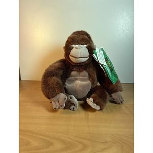 Disney Brown Gray Gorilla Plush Stuffed Animal
